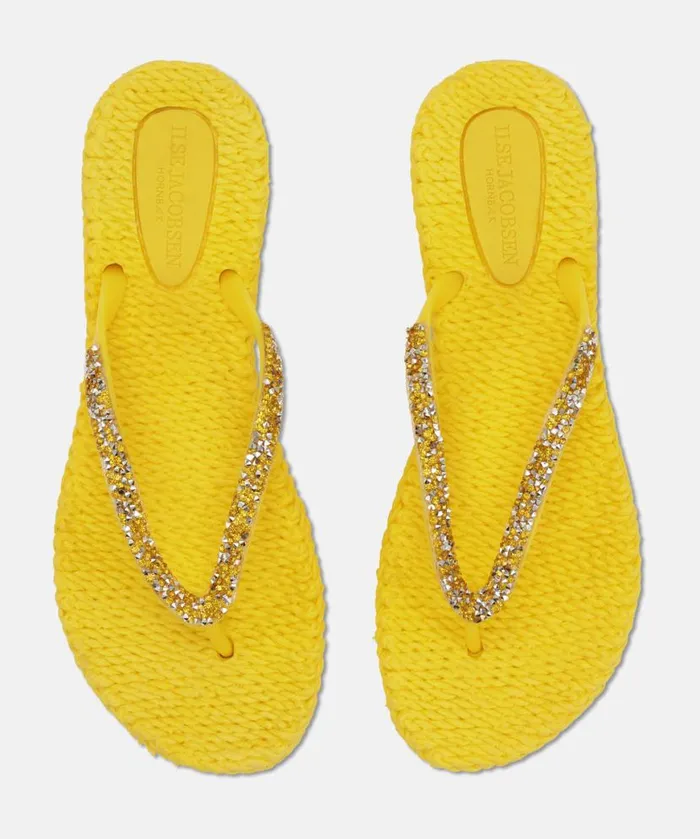 Shoes Ilse Jacobsen Flip Flops Flip Flop With Glitter 8211 Yellow Shoes Ilse Jacobsen Flip Flops Flip Flop With Glitter 8211 Yellow