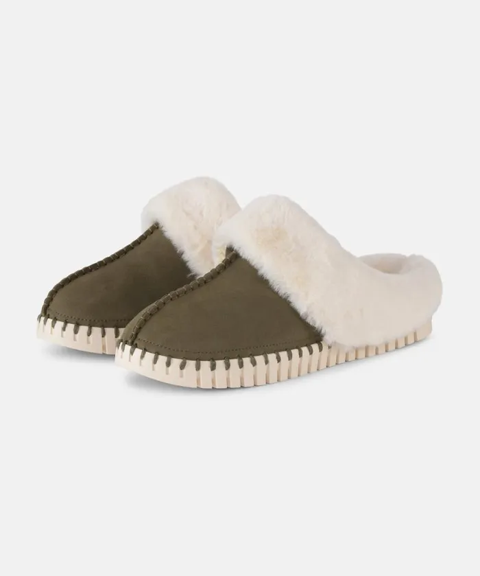 Shoes Ilse Jacobsen Home Slippers Slippers 8211 Deep Olive Shoes Ilse Jacobsen Home Slippers Slippers 8211 Deep Olive