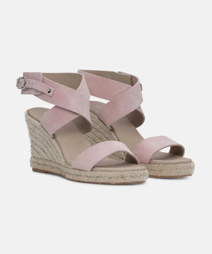 Shoes Ilse Jacobsen Sandals High Heel Espadrilles 8211 Pale Blush