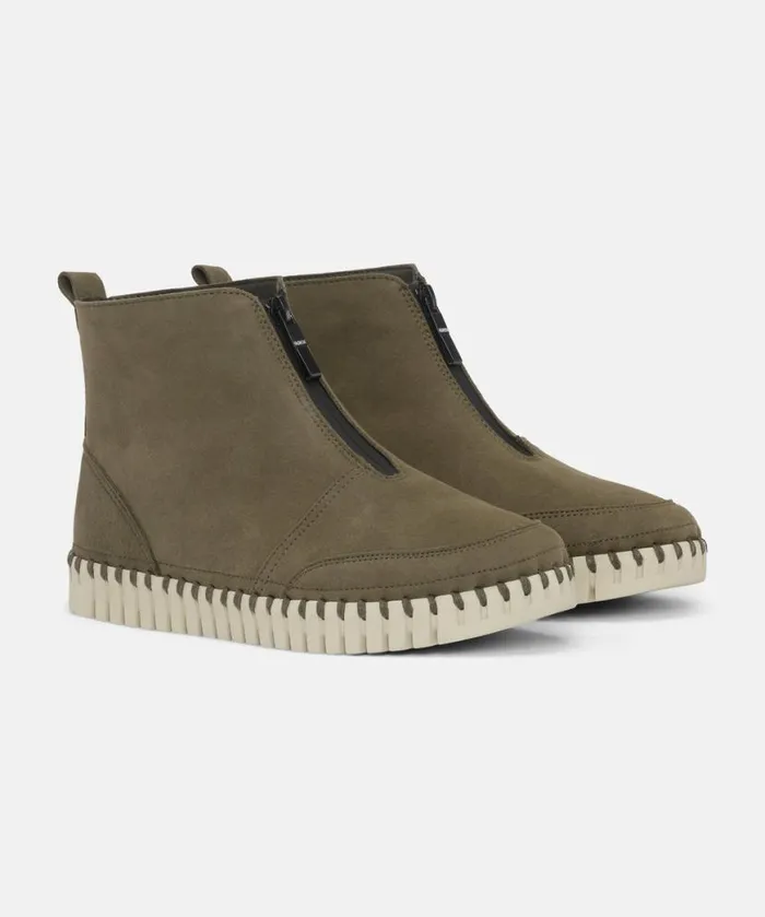 Shoes Ilse Jacobsen Tulip Boots Ankle Boots 8211 Deep Olive