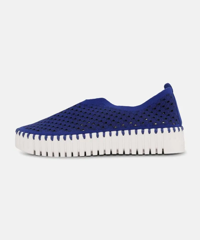 Shoes Ilse Jacobsen Tulip Flats Flats 8211 Blue Web Shoes Ilse Jacobsen Tulip Flats Flats 8211 Blue Web