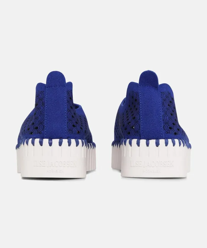 Shoes Ilse Jacobsen Tulip Flats Flats 8211 Blue Web Shoes Ilse Jacobsen Tulip Flats Flats 8211 Blue Web