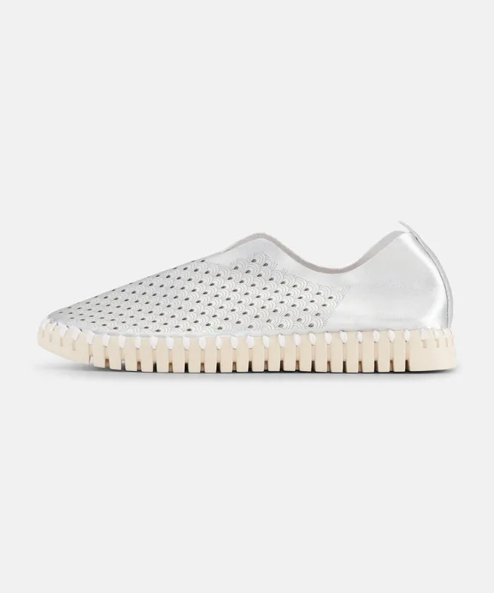 Shoes Ilse Jacobsen Tulip Flats Flats 8211 Silver Shoes Ilse Jacobsen Tulip Flats Flats 8211 Silver