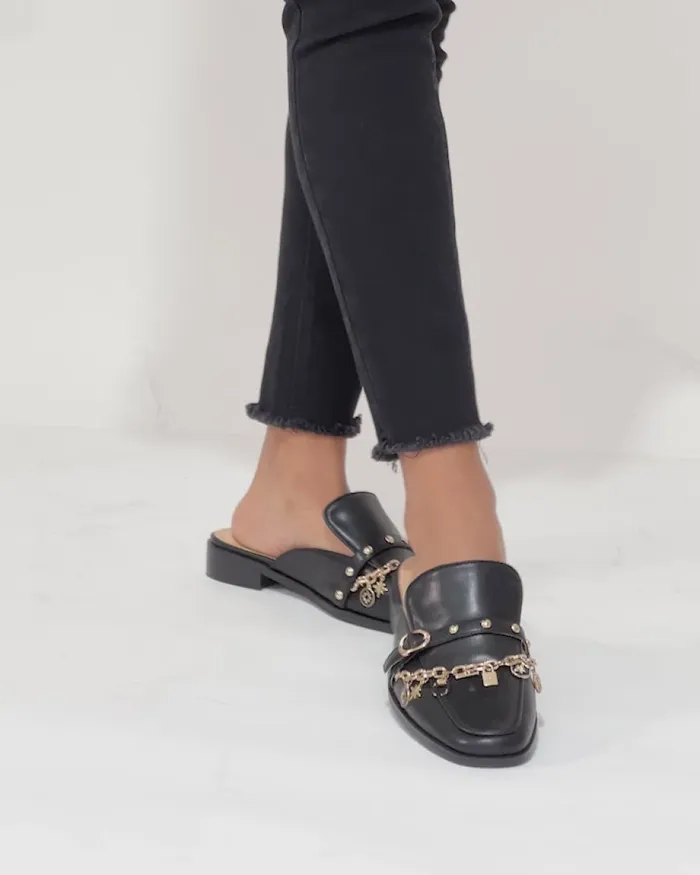 Shoes Women Belle and Bloom How It Feels Charm Loafer Mule 8211 Black