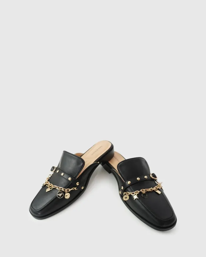 Shoes Women Belle and Bloom How It Feels Charm Loafer Mule 8211 Black