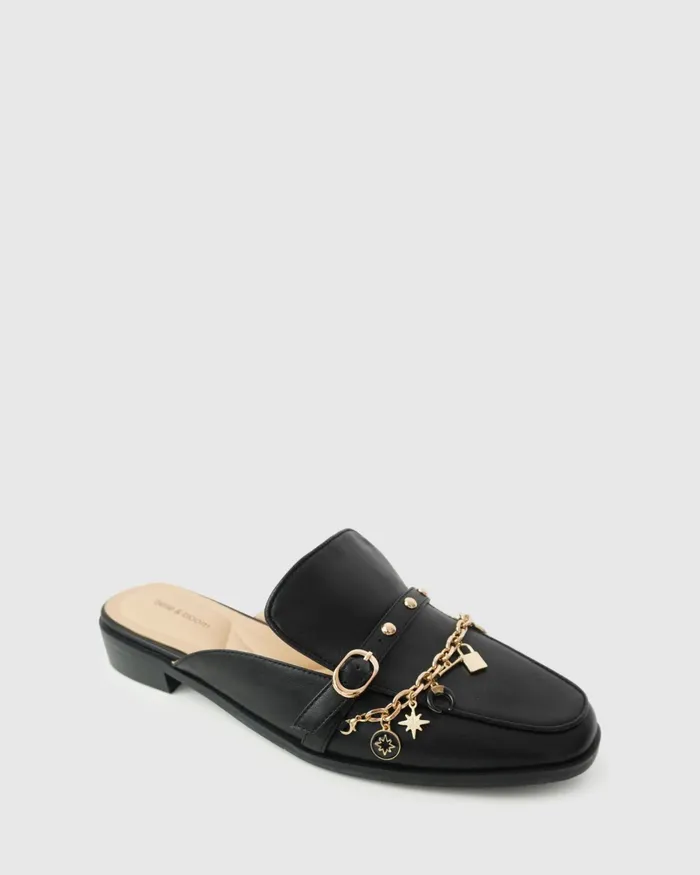 Shoes Women Belle and Bloom How It Feels Charm Loafer Mule 8211 Black