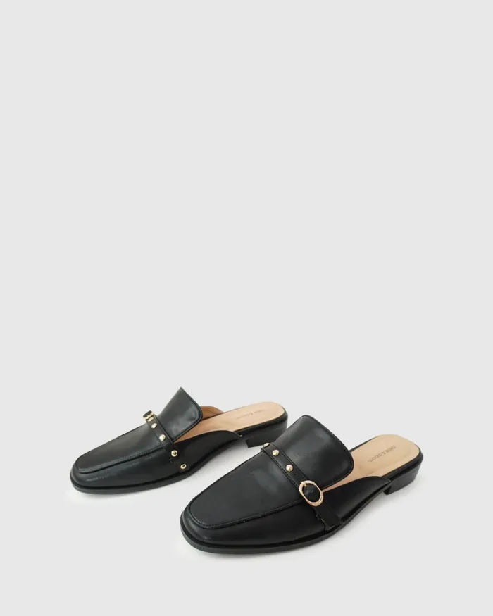 Shoes Women Belle and Bloom How It Feels Charm Loafer Mule 8211 Black