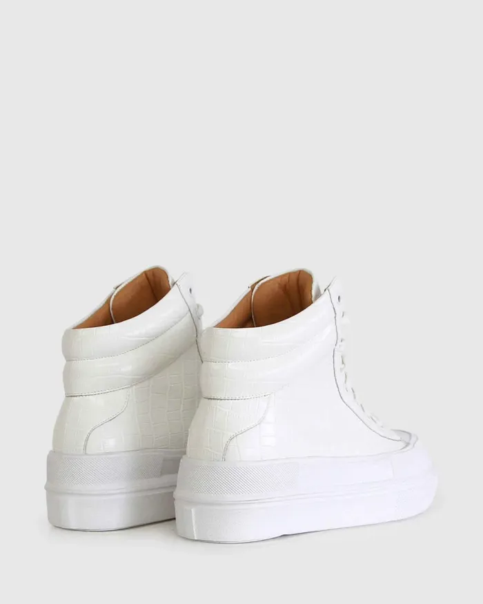Shoes Women Belle and Bloom Just A Game HiTop Sneaker 8211 White