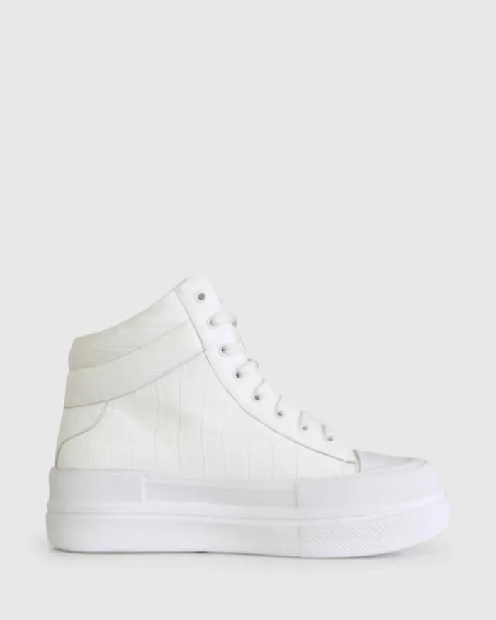 Shoes Women Belle and Bloom Just A Game HiTop Sneaker 8211 White