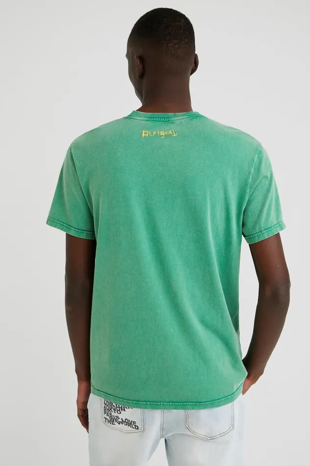 Shortsleeve Angel Tshirt Mens Desigual Tshirt and Polos