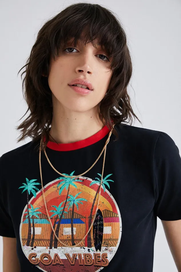 Shortsleeve Goa Tshirt Women Desigual Tshirts