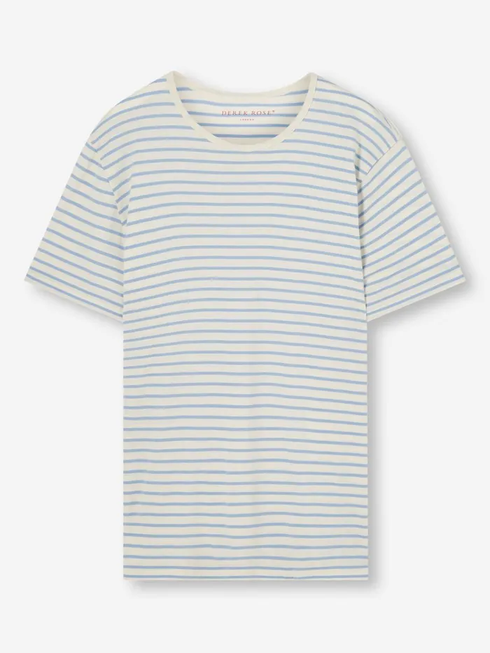 Short Sleeve TShirts Men Derek Rose TShirt Ryder 2 Pima Cotton White