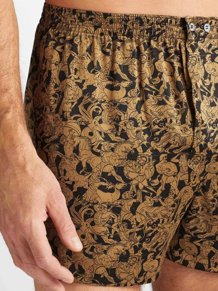 Silk Boxer Shorts Men Derek Rose Classic Fit Boxers Brindisi 108 Silk Satin Black