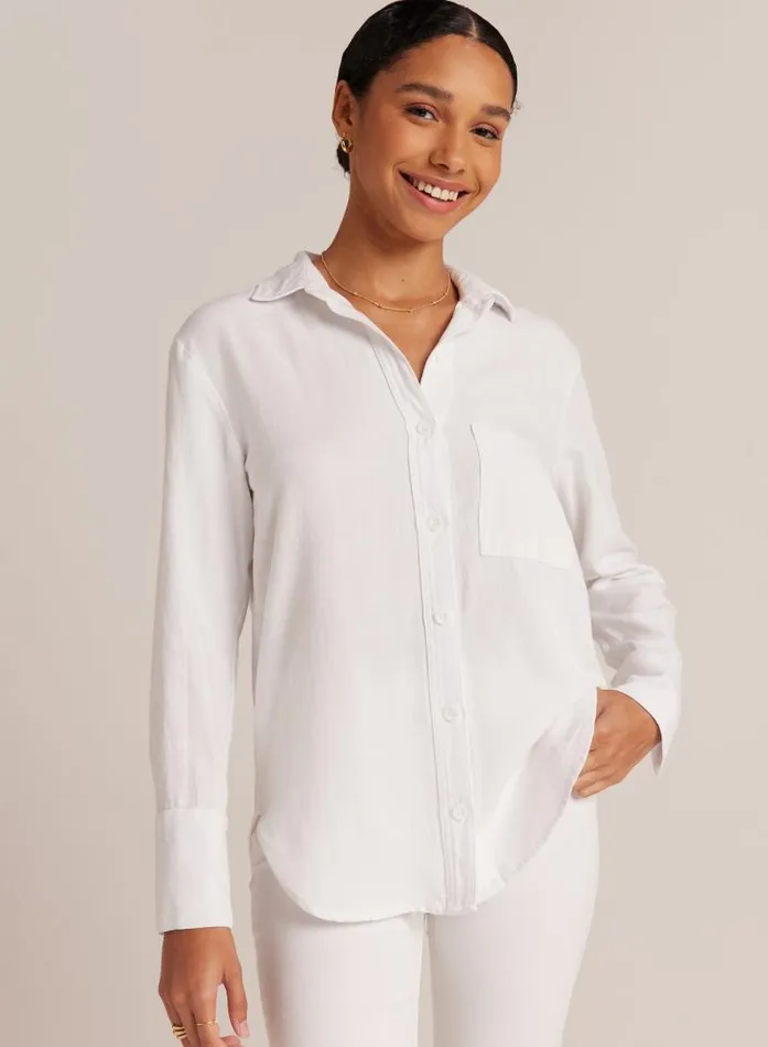 Single Pocket Shirt 8211 White Women Bella Dahl Long Sleeve
