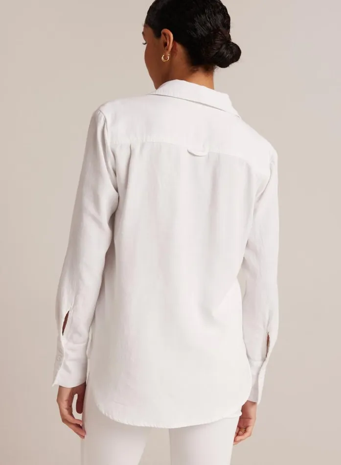 Single Pocket Shirt 8211 White Women Bella Dahl Long Sleeve