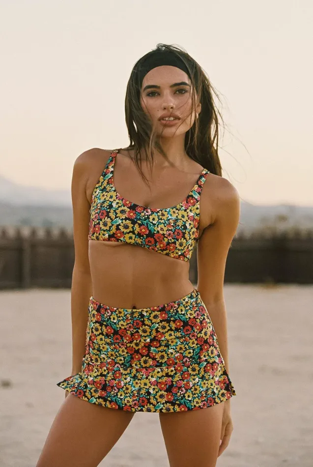 Skatie Active Skirts Naomi Skirt Wildflower 8211 Women