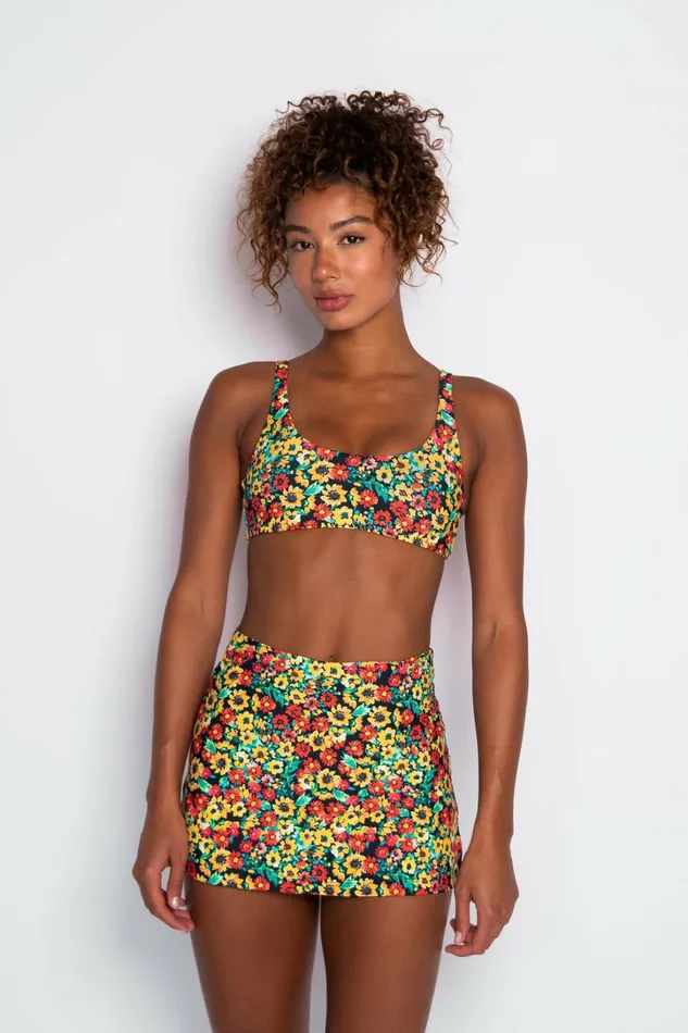 Skatie Active Skirts Naomi Skirt Wildflower 8211 Women