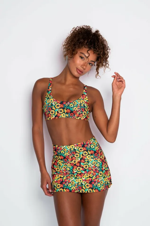 Skatie Active Skirts Naomi Skirt Wildflower 8211 Women