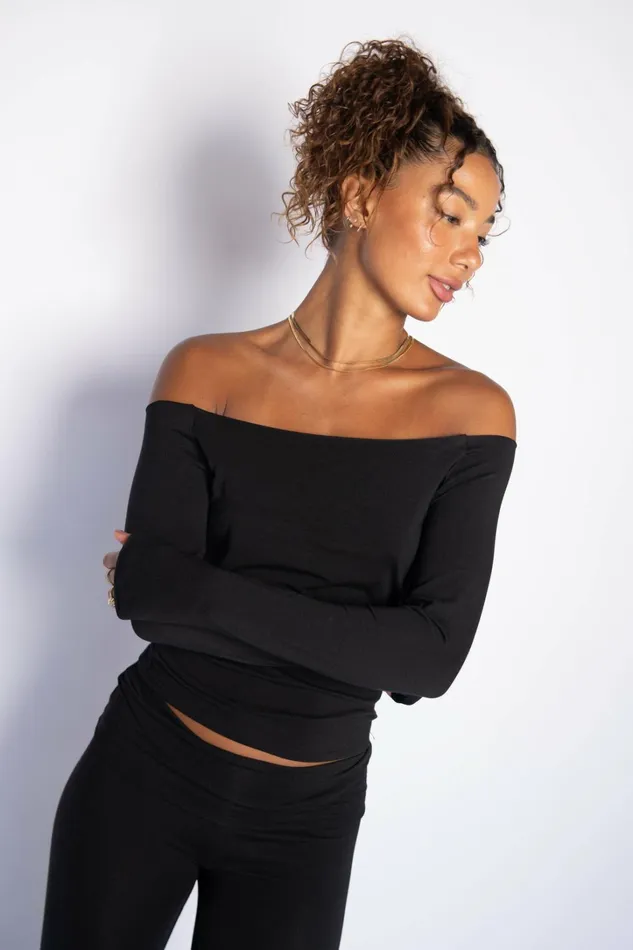 Skatie Basics Brandy Top Jersey Black 8211 Women