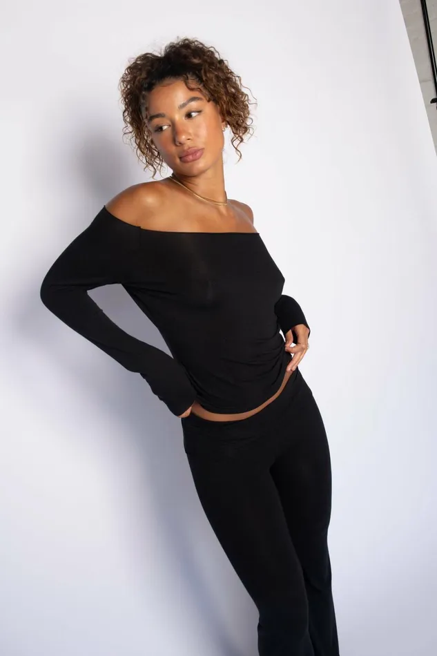 Skatie Basics Brandy Top Jersey Black 8211 Women
