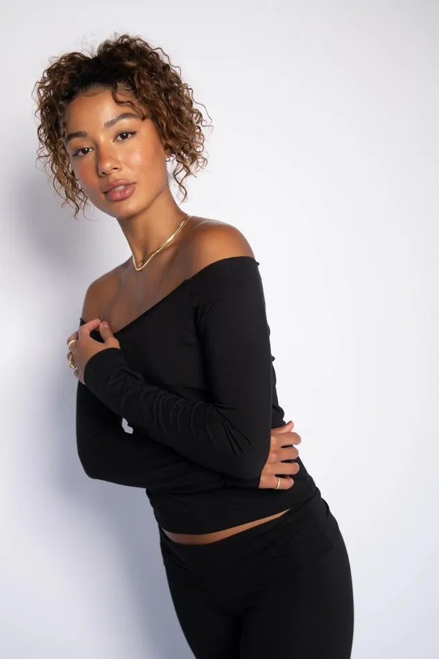 Skatie Basics Brandy Top Jersey Black 8211 Women