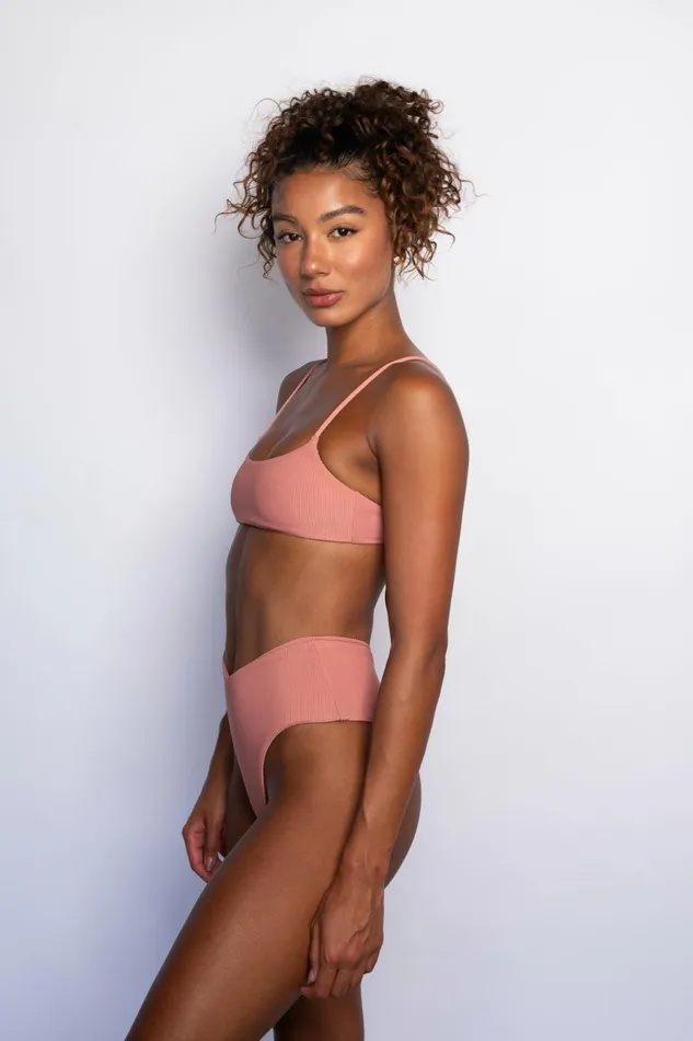 Skatie Bottoms Melly Bikini Bottom Rosette Classic Ribbed 8211 Women
