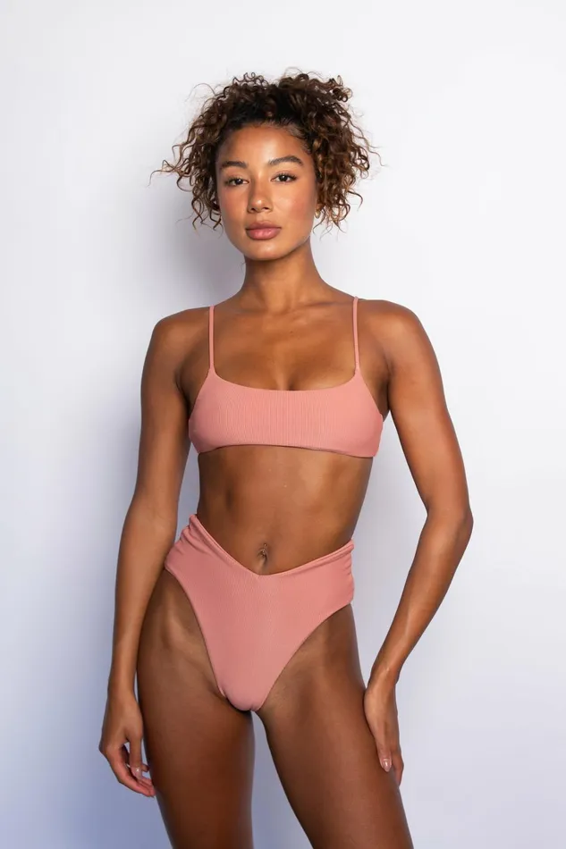 Skatie Bottoms Melly Bikini Bottom Rosette Classic Ribbed 8211 Women