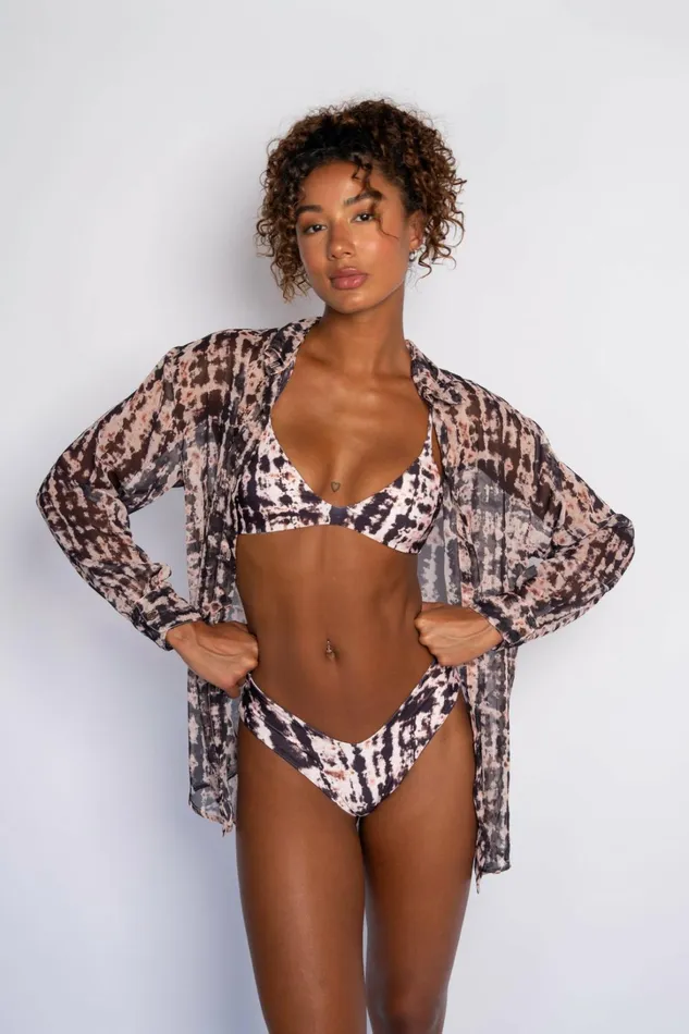 Skatie CoverUps Phoenix Button Down Chiffon Dawn 8211 Women
