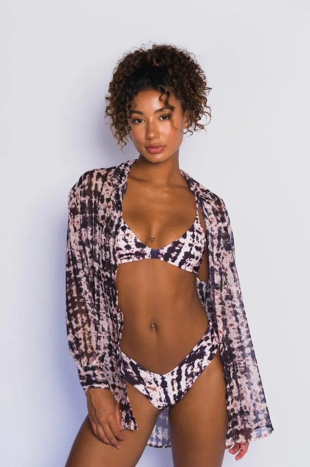 Skatie CoverUps Phoenix Button Down Chiffon Dawn 8211 Women