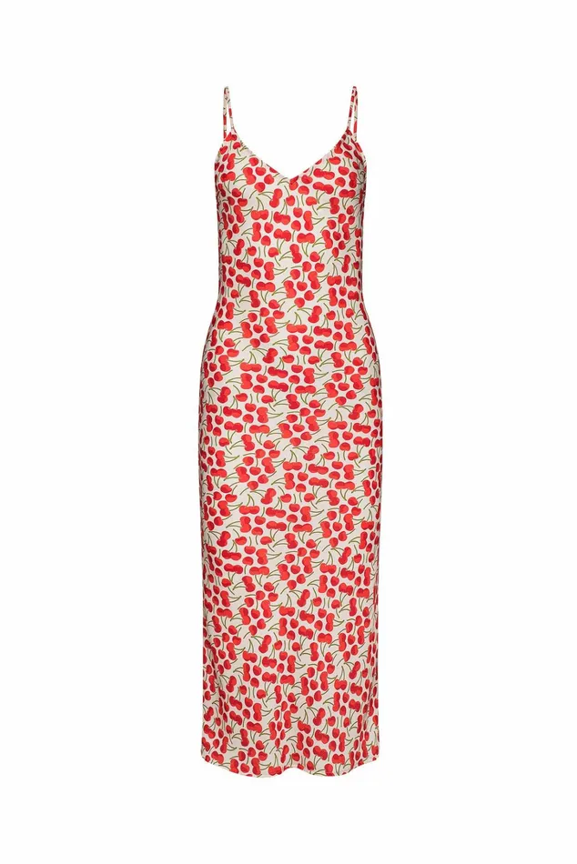 Skatie Dresses Eva Dress Satin Cola 8211 Women