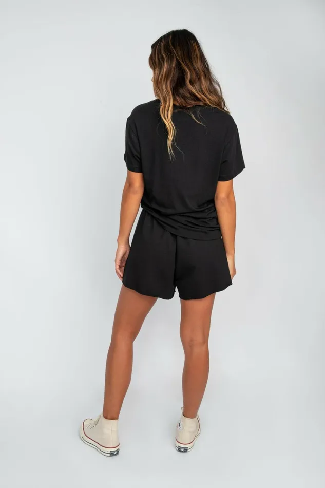 Skatie Sweats CLOUDLUX Cooper Shorts Black 8211 Women