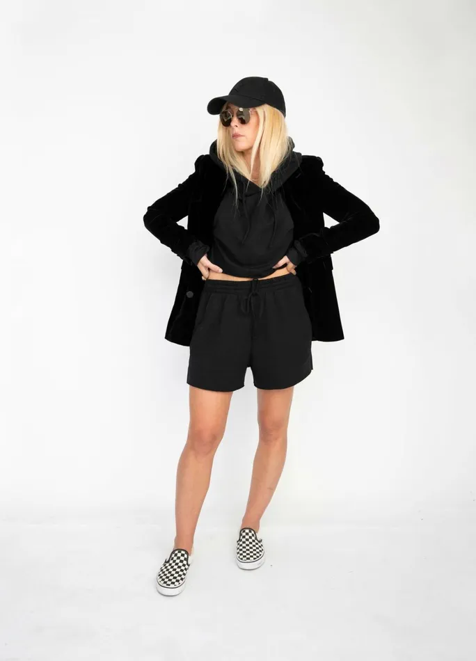 Skatie Sweats CLOUDLUX Cooper Shorts Black 8211 Women