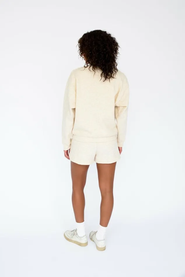 Skatie Sweats Ultralux Chris Crewneck Latte 8211 Women