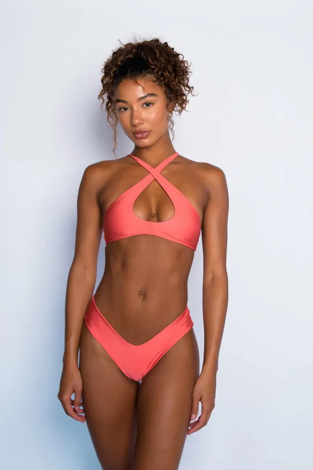 Skatie Tops Jasmine Bikini Top Blush 8211 Women