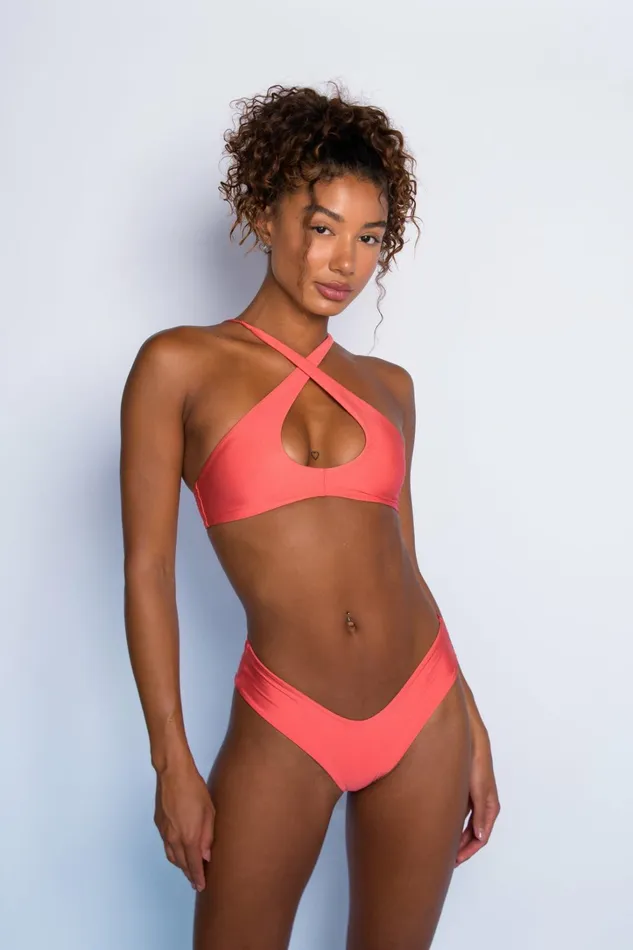 Skatie Tops Jasmine Bikini Top Blush 8211 Women