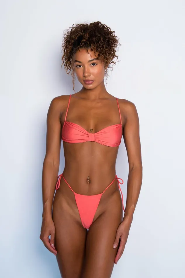 Skatie Tops Juliana Bikini Top Blush 8211 Women