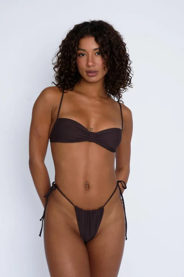 Skatie Tops Juliana Bikini Top Coffee 8211 Women