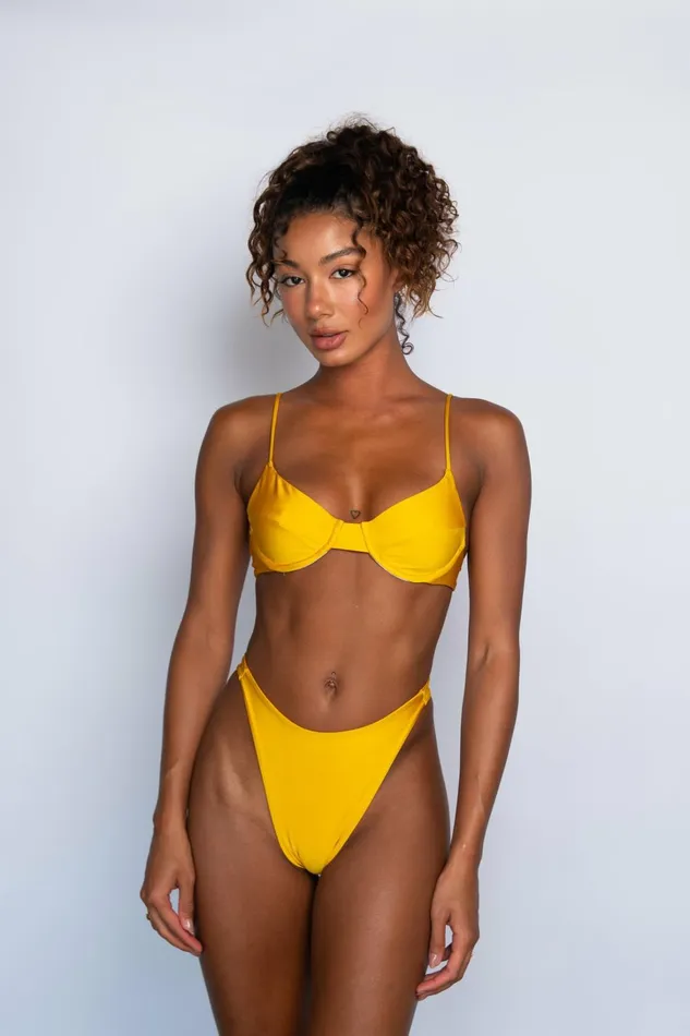 Skatie Tops Kate Bikini Top Honey 8211 Women