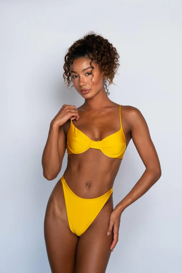 Skatie Tops Kate Bikini Top Honey 8211 Women
