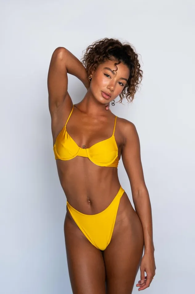 Skatie Tops Kate Bikini Top Honey 8211 Women