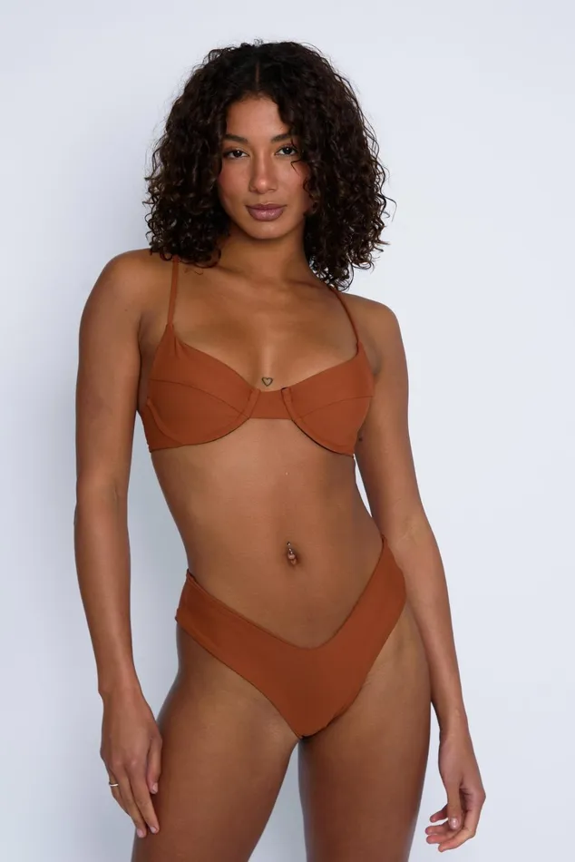 Skatie Tops Kate Bikini Top Tiki 8211 Women