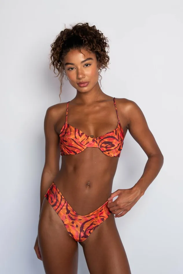 Skatie Tops Kate Bikini Top Wild 8211 Women