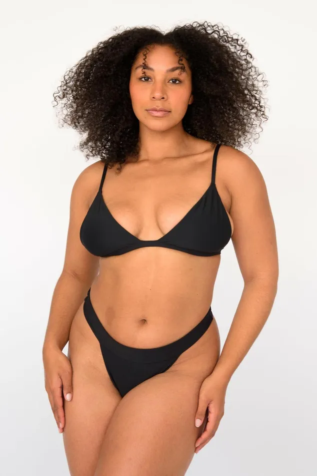 Skatie Tops Kourtney Bikini Top Black 8211 Women