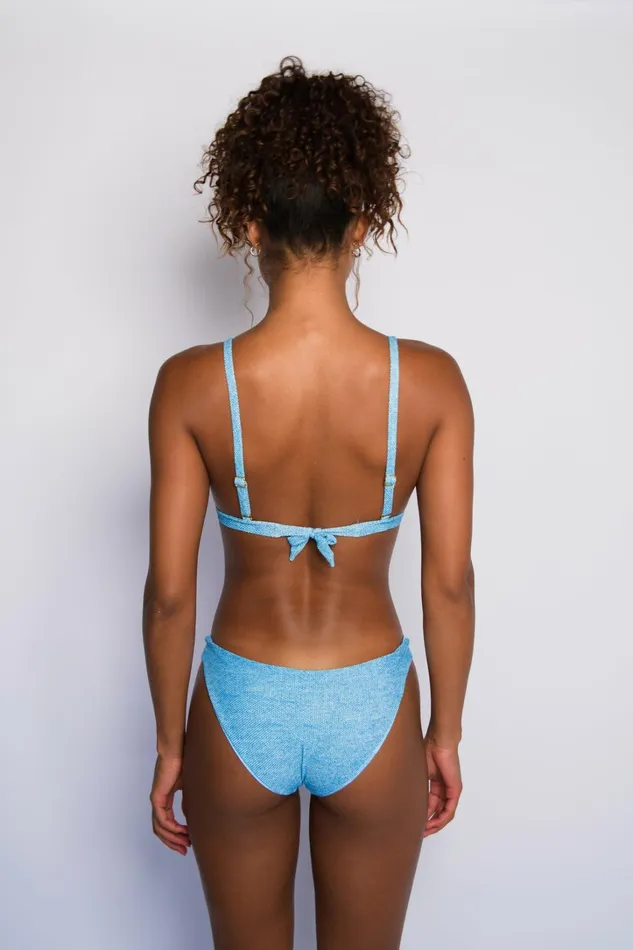 Skatie Tops Kourtney Bikini Top Blue Jean 8211 Women