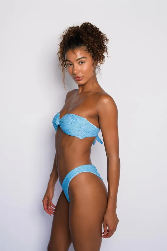 Skatie Tops Lyndi Bikini Top Blue Jean 8211 Women