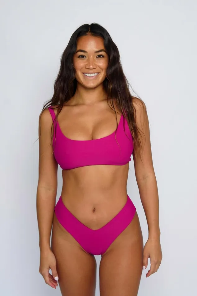 Skatie Tops Mya Bikini Top Fuchsia 8211 Women