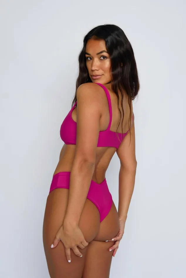 Skatie Tops Mya Bikini Top Fuchsia 8211 Women