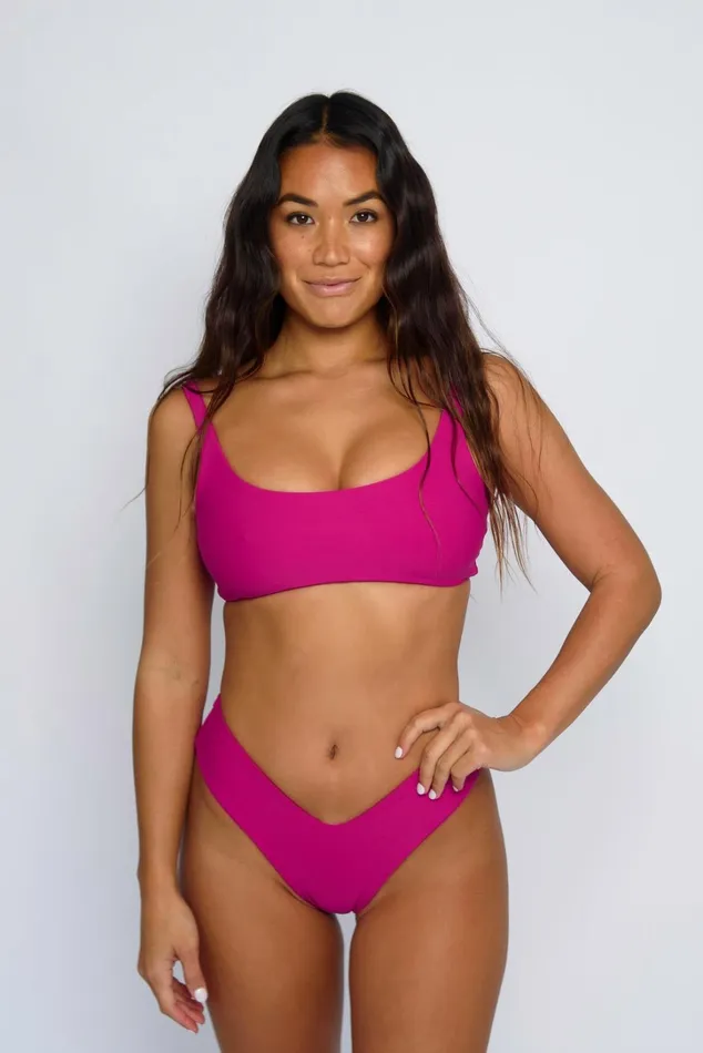 Skatie Tops Mya Bikini Top Fuchsia 8211 Women