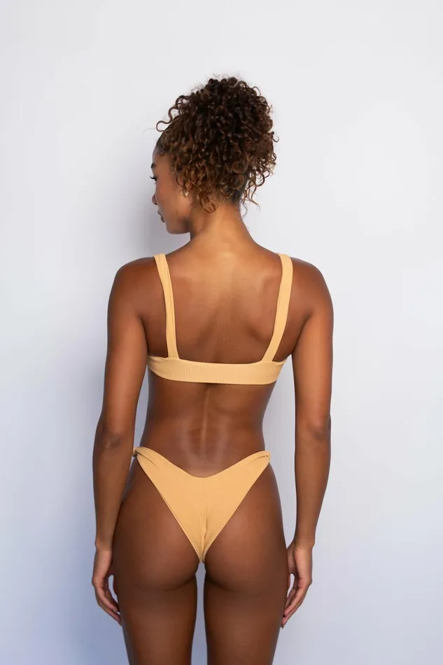 Skatie Tops Penny Bikini Top Nude Classic Ribbed 8211 Women