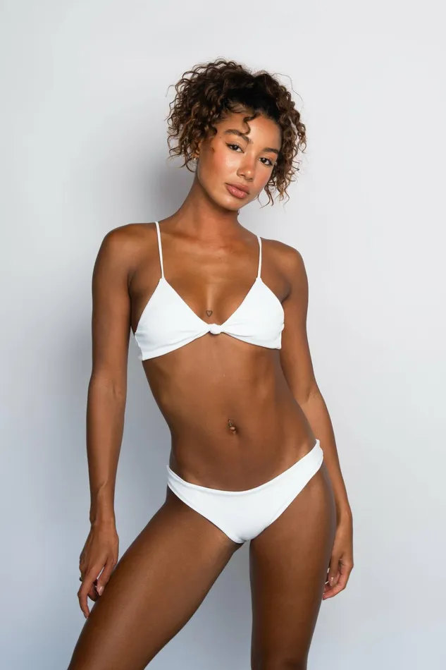 Skatie Tops Sarah Bikini Top White 8211 Women